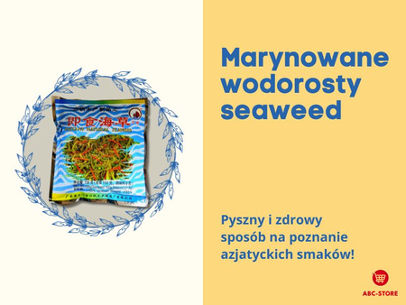Marynowane glony wodorosty seaweed na sałatkę azjatycką chińskie jiangfan 158g