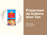 Przyprawa w proszku do bulionu zupy won ton chińskiej z pierozkami baza 5 saszetek/45g