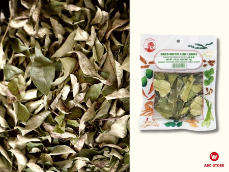 Liść limonki kafir suszony dried lime tajlandia kuchnia świata 10g